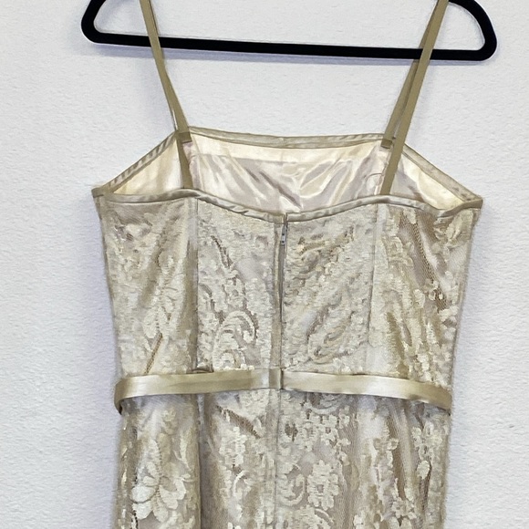 Jessica McClintock Vintage Lace Evening Gown Size 12 - Picture 6 of 13